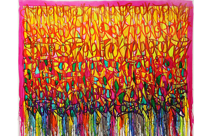 Jonone - SUNKIST 02, 151.5X194.5cm, Acrylic on canvas, 2016