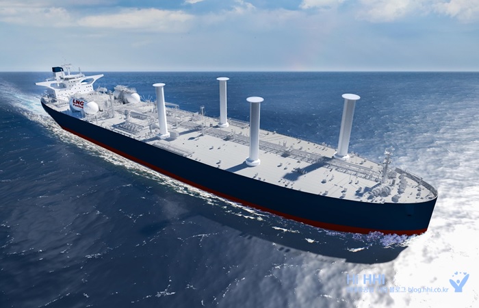 가스추진선을 넘어 “탄소까지 잡는 미래 선박”